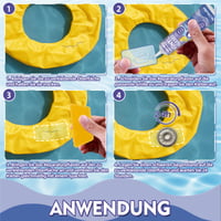 Set de reparații pentru piscină Bondtech, 60 ml - petice transparente impermeabile pentru saltele gonflabile, caiace, bărci și folii de piscină 7