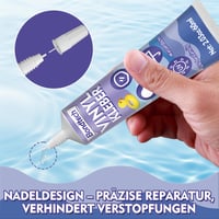 Set de reparații pentru piscină Bondtech, 60 ml - petice transparente impermeabile pentru saltele gonflabile, caiace, bărci și folii de piscină 8