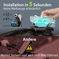 Bone Bike Tie 5 Pro kerékpár kormánycsőre szerelhető telefon tartó szilikon ütéscsillapítással 4.7-7.2 hüvelyk fekete iPhone 17 16 15 ú 4