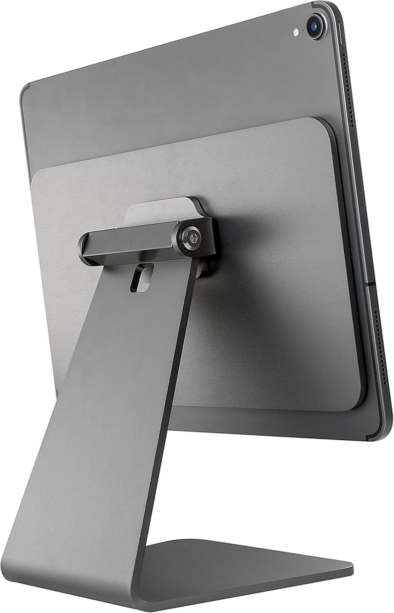 BongBingBoo iPad Pro 12.9" mágneses tartó állvány - iPad Air 13" kompatibilis szürke - 12,9 Pro 3-6 Gen & 13 Air, gray