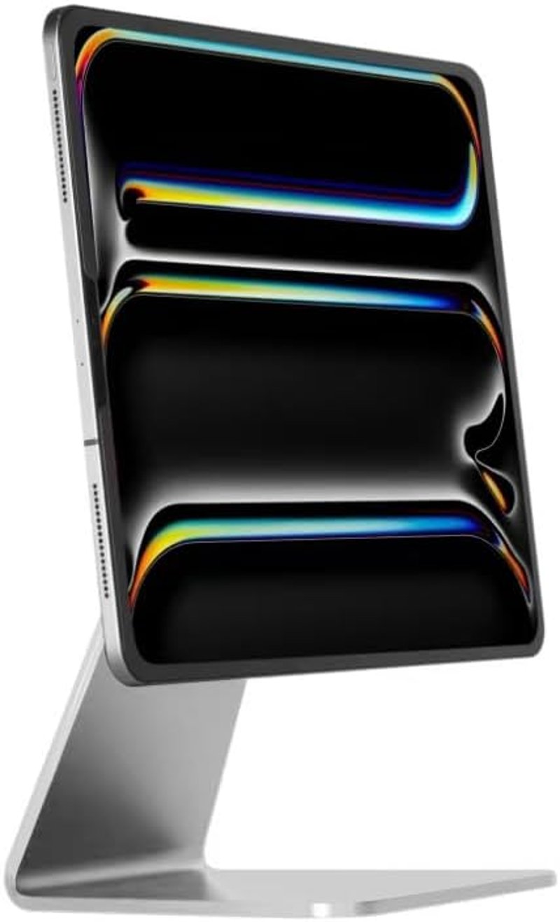 BongBingBoo iPad Pro 13 állvány mágneses tartó Apple iPad Pro 13 hüvely M4 M5 ezüst színű
