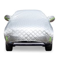 Husă auto BONJUME 520x240 cm, Semigaraj, Protecție împotriva grindinei și zăpezii, Husă pentru parbriz, Husă auto de iarnă impermeabilă pentru SUV-uri și vehicule de teren, Antigel 1