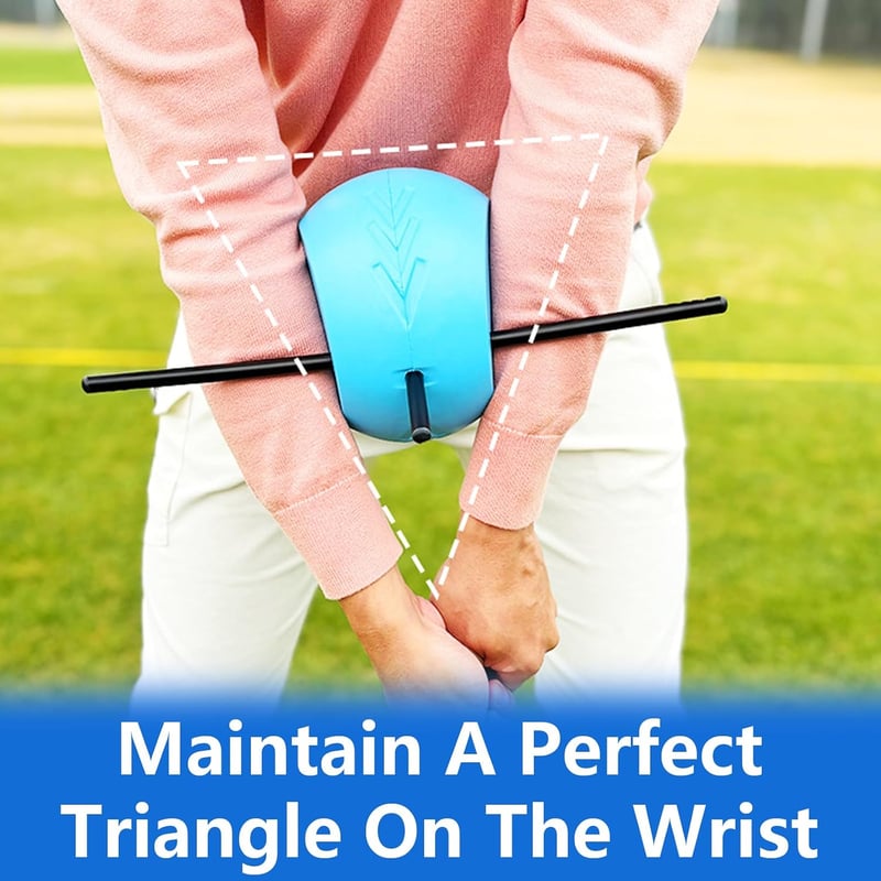 BONJUME Kék golf swing edző segédeszköz testtartás és karrendszer igazításához kezdőknek minden szinten