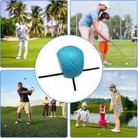 BONJUME Kék golf swing edző segédeszköz testtartás és karrendszer igazításához kezdőknek minden szinten 9