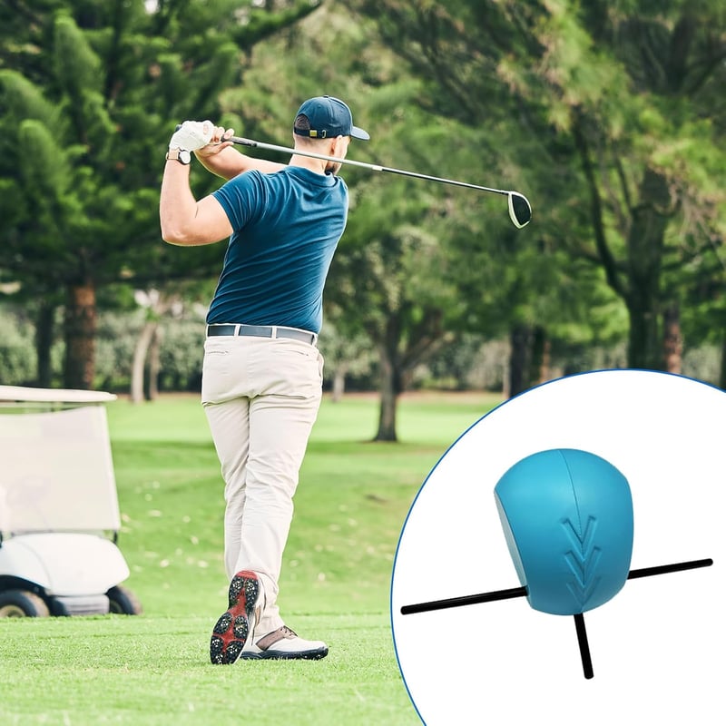 BONJUME Kék golf swing edző segédeszköz testtartás és karrendszer igazításához kezdőknek minden szinten