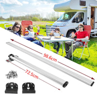 BONJUME Összecsukható Asztalláb és Vezetősín Lakóautóhoz, 73 cm Láb, 100 cm Sín 7