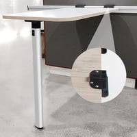 BONJUME Összecsukható Asztalláb és Vezetősín Lakóautóhoz, 73 cm Láb, 100 cm Sín 8