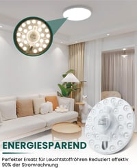 Bonlux 12W LED Modul Mennyezeti Lámpa Átalakító Készlet Természetes Fehér 4000K 3
