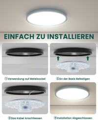 Bonlux 12W LED Modul Mennyezeti Lámpa Átalakító Készlet Természetes Fehér 4000K 7