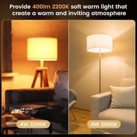 Bonlux Vintage E14 LED izzó meleg fehér 4W 2200K, 6 darab dekoratív filament 7