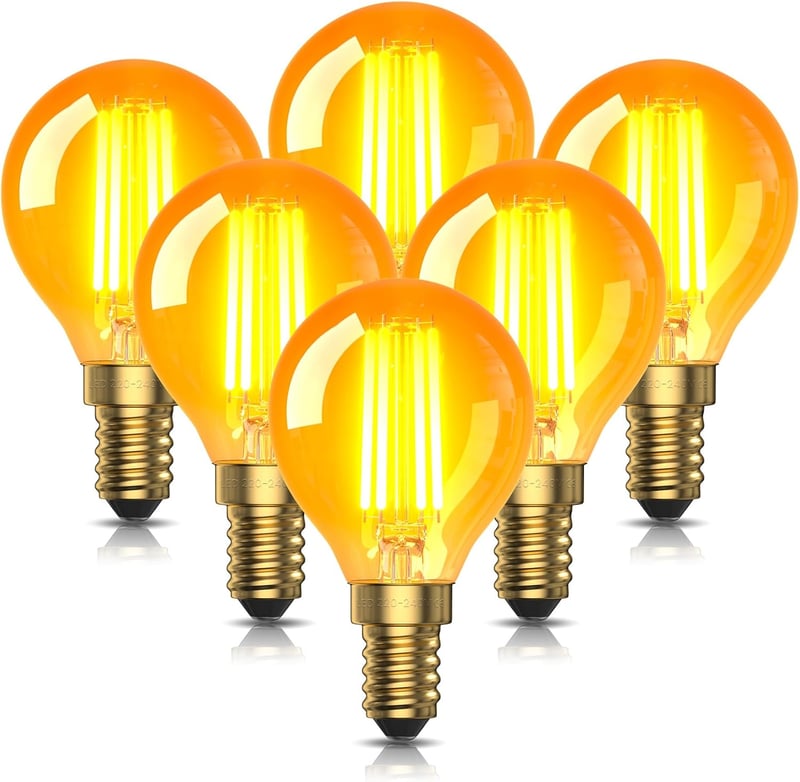 Bonlux Vintage E14 LED izzó meleg fehér 4W 2200K, 6 darab dekoratív filament