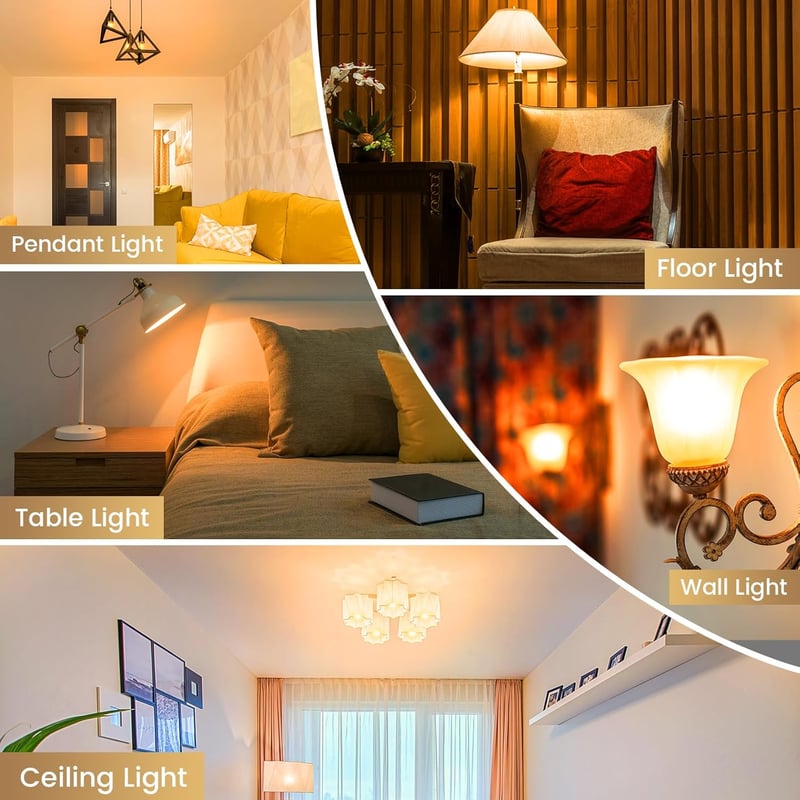 Bonlux Vintage E14 LED izzó meleg fehér 4W 2200K, 6 darab dekoratív filament