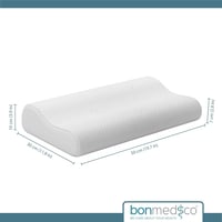 bonmedico Ergonomikus Memóriahabos Nyakpárna - Ortopédikus Nackenstützkissen Oldalsó és Hátulsó Alváshoz 5