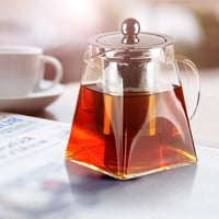BONNACC üveg teáskanna 350ml szűrőbetéttel, hőálló boroszilikát teáskanna 7