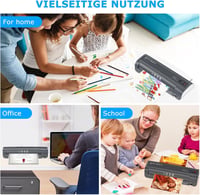 BONSEN A3 Laminátor Never Jam technológiával, 100 lamináló tasak, NTC hőmérséklet szabályozás 7