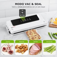 Aparat de vidat 4 în 1 Bonsenkitchen pentru uz casnic și profesional, cu 5 pungi incluse, alb 3