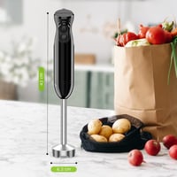 Bonsenkitchen HB3201 merülő botmixer 1000 W, rozsdamentes acél - fekete 4