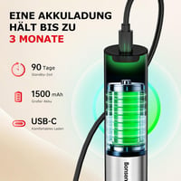 Bonsenkitchen USB-s tölthető kézi tejhabosító állvánnyal, rozsdamentes acél 4