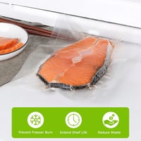 Bonsenkitchen Vákuum Tárolósákok 100db 20x30cm Élelmiszer Friss Tartásához 8