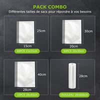 Bonsenkitchen Vákuumfóliázó Gép Globefish Technológiával - Nagy Sebességű Folyamatos Működés, Gyors Vákuum, Beépített Fólia Tároló és Vágó 3