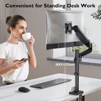 BONTEC Állítható Monitor Tartó 13-34 Colos Képernyőhöz Gázrugós Kar VESA 75/100 7
