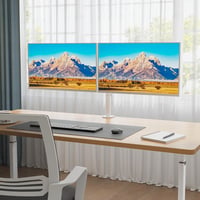 BONTEC Dual Monitor Tartó 13-27 Hüvelykes LCD Kijelzőhöz, Ergonomikus Forgatható Monitortartó Kar 2