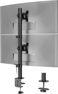 BONTEC Dual Monitor Tartó 13-34" Magasságállítható Forgó VESA Kompatibilis 1