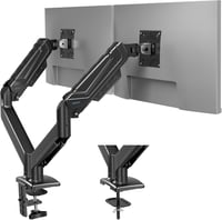 BONTEC Dual Monitor Tartó Gázrugós Kar 2 Képernyőhöz 15-34" Forgatható Magasságállítható 1