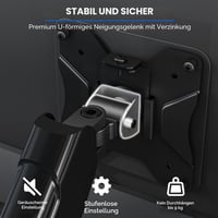 BONTEC Monitor Tartó Gázrugós 15-32 Colos Monitorokhoz 360° Forgatható 2