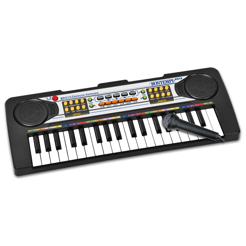 Bontempi 12 3730 zongorabillentyűzet fekete 42,5 x 16 x 60 cm