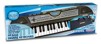 Detské digitálne piano Bontempi MelodyTouch so 49 klávesmi, čierno-biele, 588x200x65 mm, s príslušenstvom 4