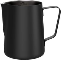 bonVIVO Muvo Tejhabosító Kancsó - Kompakt Tejszínkiöntő Barista Eszköz Kávékülönlegességekhez, 180g Könnyű Kivitel 1