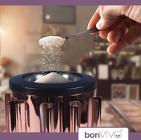 bonVIVO Rozsdamentes Acél Kapszulatartó - 25 Kávékapszulához - 360° Forgó Adagoló Cukoredénnyel és Kanállal - Nespresso/Dolce Gusto Kompatib 6