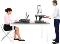 bonVIVO Sit Stand Workstation Állítható Magasságú Munkaasztal 2