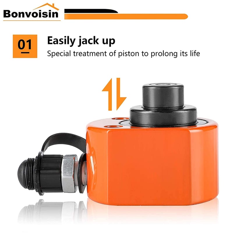 Bonvoisin 20T Hidraulikus Henger CP-180 Kézi Szivattyúval, 30mm Lökethossz