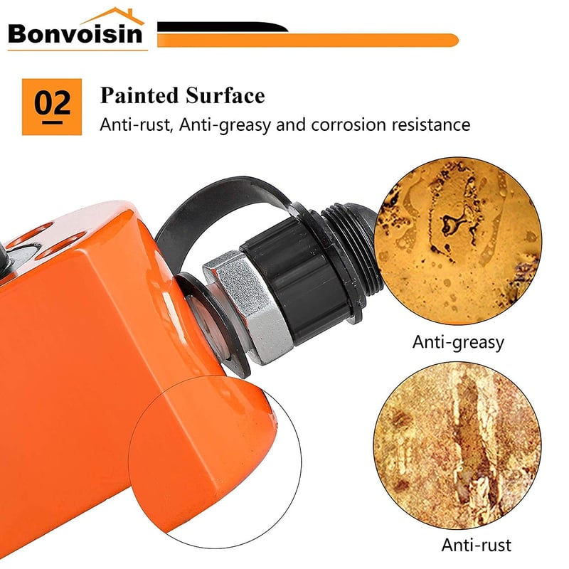 Bonvoisin 20T Hidraulikus Henger CP-180 Kézi Szivattyúval, 30mm Lökethossz