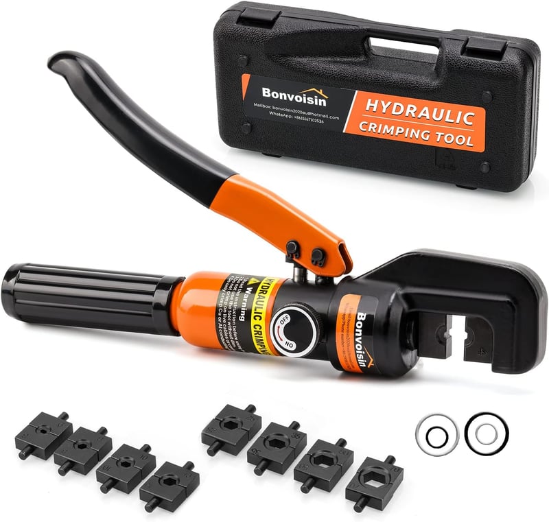 Bonvoisin Hidraulikus Sertésfog 9 Profilú 4-70mm² Réz Alumínium Csatlakozóhoz