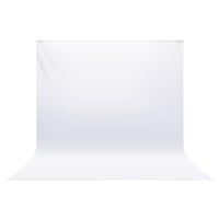Muselínové fotopozadie Bonvvie, biele - 3x3 m 1