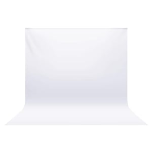 Bonvvie muslin foto pozadina, bijela - 3x3 m