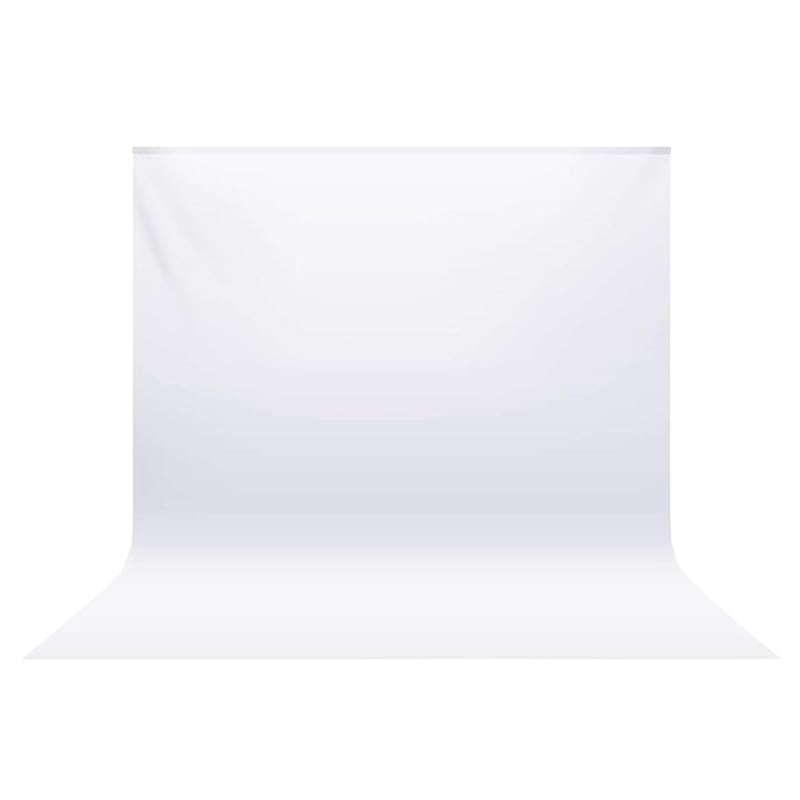 Muselínové fotopozadie Bonvvie, biele - 3x3 m