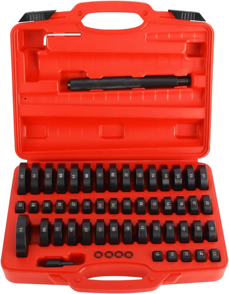 BOOMSTART 52 részes csapágy szerelő készlet, tömítőgyűrűk, 18-65mm