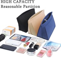 BOOSHMall Longchamp táska szervező, sötétszürke M méret, többrekeszes táskabetét - M, Darkgray 7