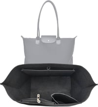 BOOSHMall Longchamp táska szervező, sötétszürke M méret, többrekeszes táskabetét - M, Darkgray 1