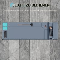 BOOSTEADY čistiaca podložka na zbrane, veľká, protišmyková gumená podložka na čistenie (91,4 x 30,5 cm), magnetická plocha s integrovaným boxom na súčiastky 3