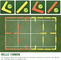 BOOSTEADY Pickleball Marker Kit 28/84 darabos csúszásmentes pályajelölő szett 2