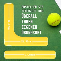 BOOSTEADY Pickleball Marker Kit 28/84 darabos csúszásmentes pályajelölő szett 6