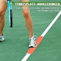 BOOSTEADY Pickleball Marker Kit 28/84 darabos csúszásmentes pályajelölő szett 3
