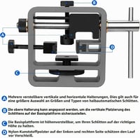 Nástroj na nastavenie mieridiel BOOSTEADY pre pištole Glock, prípravok na nastavenie zadných mieridiel pre poloautomatické pištole, kompatibilný s Glock 17 19 26 43 3