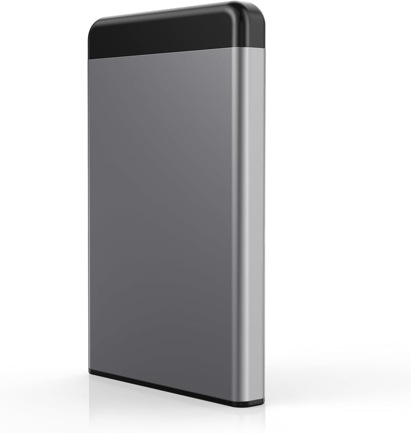 BootyBay 1TB Ultravékony Hordozható USB Külső Merevlemez Asztali és Laptop Számítógéphez