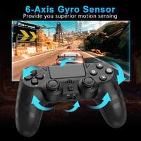 BootyBay 2db Vezeték Nélküli PS4 Kontroller Fekete-Rózsaszín 6 Tengelyes Mozgásérzékelő 5
